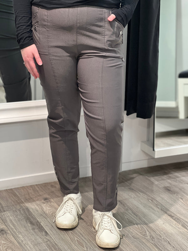 Bukse Cherry Berry Flosset Grå